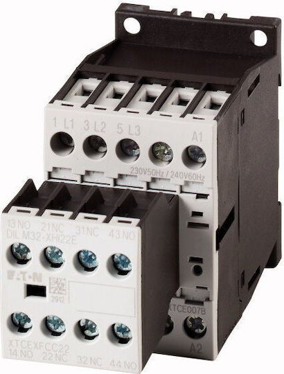 Power Contactor 9a 3p 230v Ac 2z 2r Dilm9-22 230v50hz 240v60hz 106361