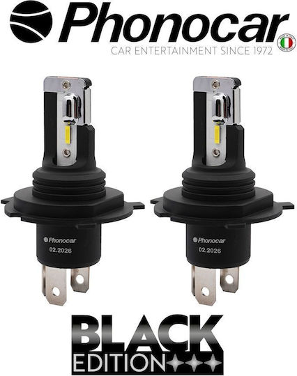 Phonocar Car Lamp H4 LED 6000K Cold White 12V 25W