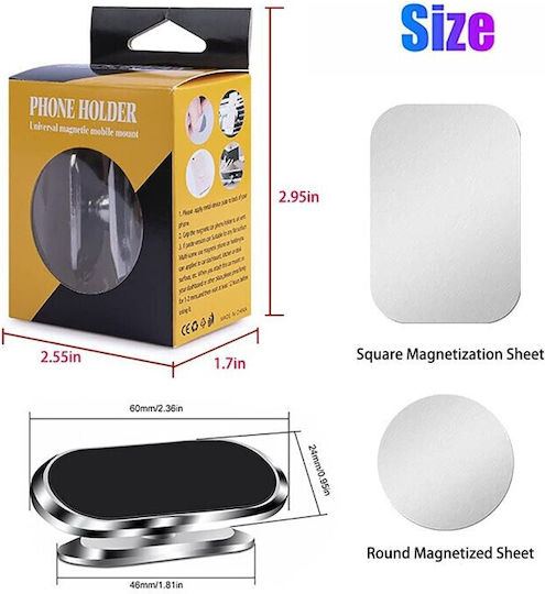 Car Mobile Mount with Magnet Black