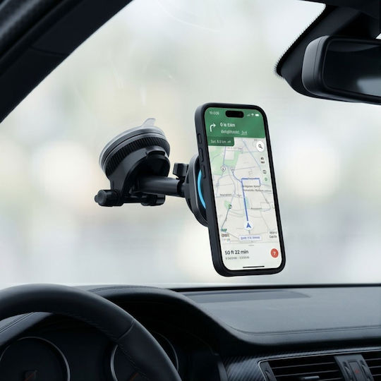 Tech-Protect V20 Arcticboost Suport Auto Magnetic Magsafe Pentru Bord și Guri de Ventilație Încărcător Wireless 25W Qi2.2 Negru