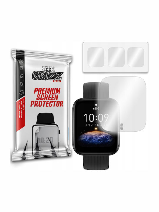 GrizzGlass Screen Protector for the Amazfit Bip 3 / Bip 3 Pro 1pcs