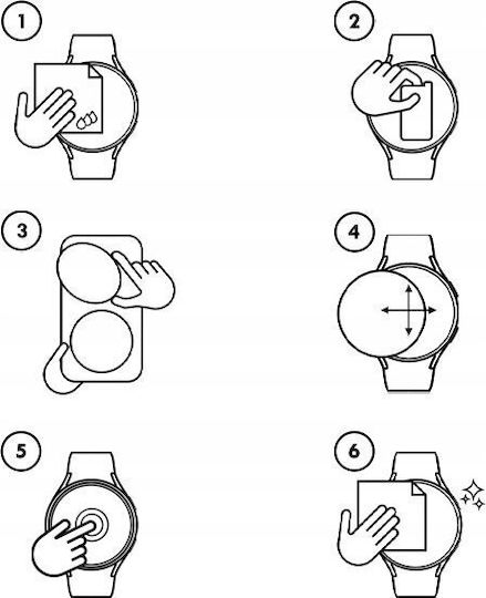 GrizzGlass Screen Protector για το Apple Watch 45mm 1τμχ