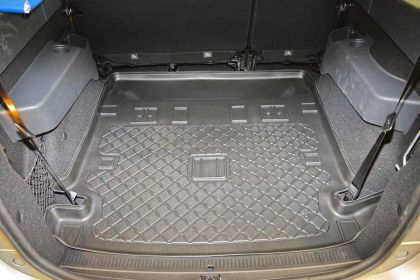 Aristar Kofferraummatten Wannenartig 1Stück aus Gummi für Dacia Lodgy 2012 Schwarz
