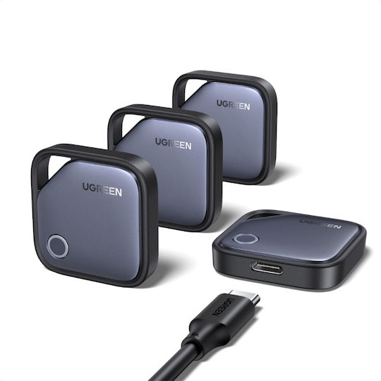 Ugreen CM916 Google Find Hub Γκρι 4τμχ Επαναφορτιζόμενο