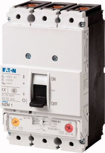 Eaton Automatischer Schutzschalter 125A Dreipolig AC 271397