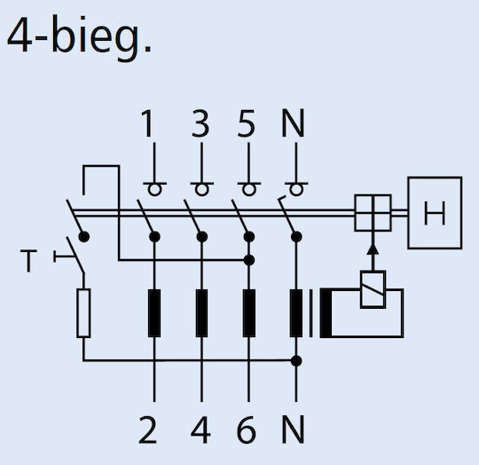 Schwerer Schalter 4p 63a 0,03a Typ AC Pfim-63 4 003-mw 235414