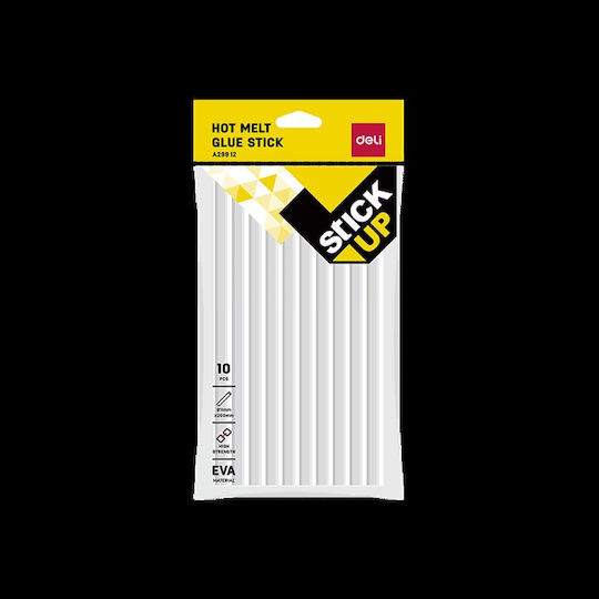 Deli Ράβδοι Σιλικόνης Silikonstäbe Glue Sticks Transparent 11mm 10Stück