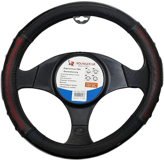 Car Steering Wheel Cover with Diameter 37-39cm Synthetic