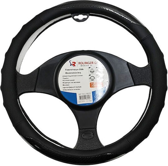 Car Steering Wheel Cover with Diameter 37-39cm Synthetic