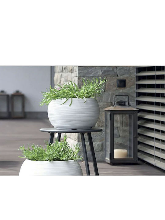 Iliadis Furu Planter Plastic Gray 38x38x23cm.