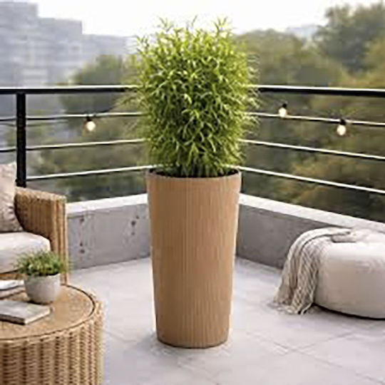 Iliadis Slim Eco Plant Pot Plastic Multicolour