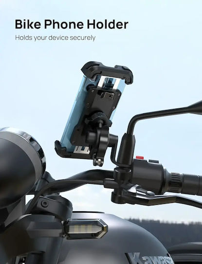 Lamicall Mount Phone Motorcycle with Adjustable Arm for Mirror