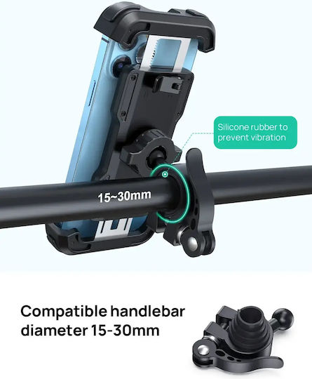 Lamicall Mount Phone Motorcycle with Adjustable Arm for Mirror