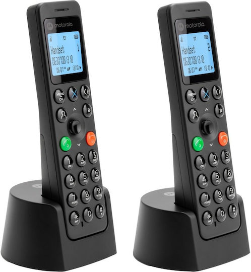Motorola DOT202 Schnurlostelefon Schwarz