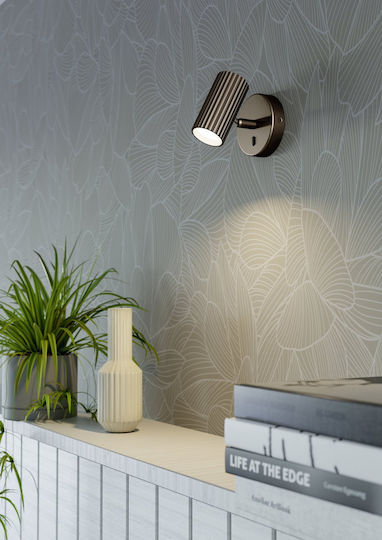 Eglo Portillo Ceiling & Wall Spot with GU10 Lamp Adapter in Bronze Colour