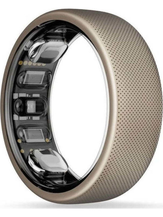 Amazfit Helio Smart Ring 19.8mm Αδιάβροχο με Παλμογράφο Titanium