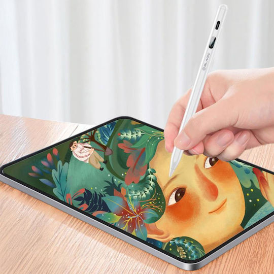 Blavec Active BPA-01 Digitale Tablet Stift mit Handflächenabweisung in Weiß