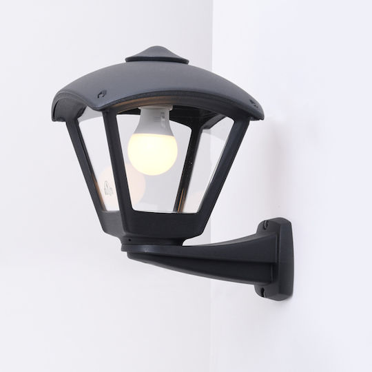 Eurolamp Wall-Mounted Outdoor Lantern E27 IP55 35x22x24cm