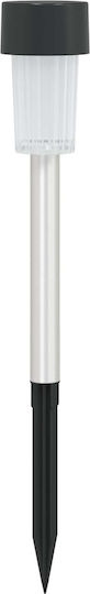 vidaXL Set 6 Solar Road Lights Warm White With Photocell