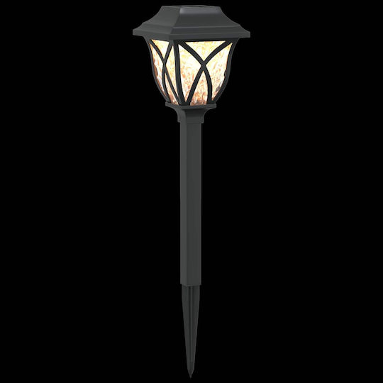 vidaXL Set of 6 Solar Light Lanterns Warm White with Photocell