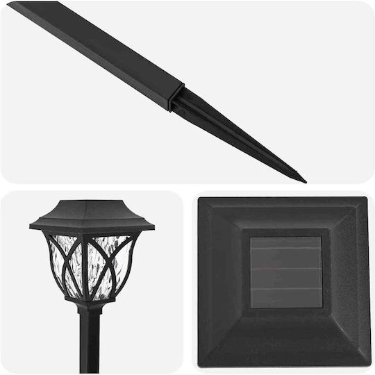 vidaXL Set 12 Solar Light Traffic Lights Warm White With Photocell