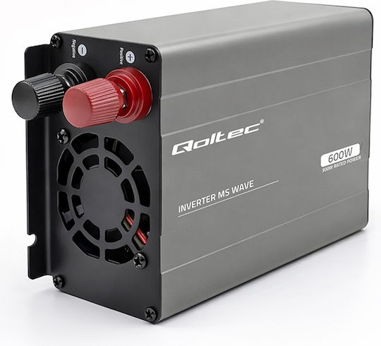 Qoltec Инвертор За Автомобил 300W За Преобразуване На 12V DC В 230V AC