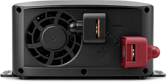 Qoltec Μετατροπέας Τάσης Pure Sine Wave 12v 230v 500/1000w Lcd Usb Usb‑c Συμβατός Lifepo4 Gel Agm