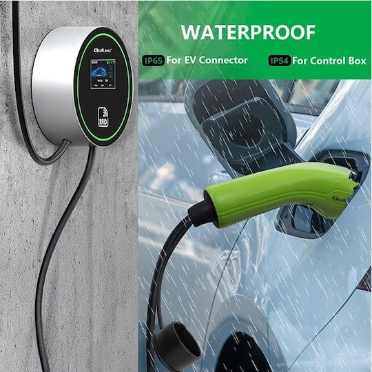 Qoltec Wall Mounted Three-Phase 22kW Charging Station Type 2 (52432)