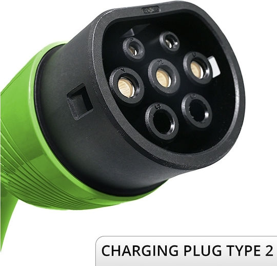 Qoltec Φορητός Σταθμός Φόρτισης 11kW με Ενσωματωμένο Καλώδιο Type 2