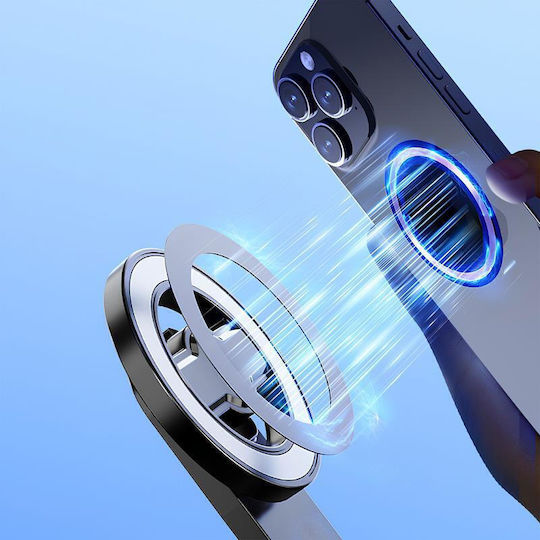 Blavec P-06 Selfie-Stick Handy-Stative mit Aufhelllicht Schwarz