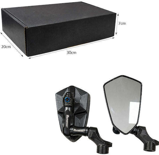 Oglinzi Universal Cnc din Aluminiu pentru Motocicletă Set