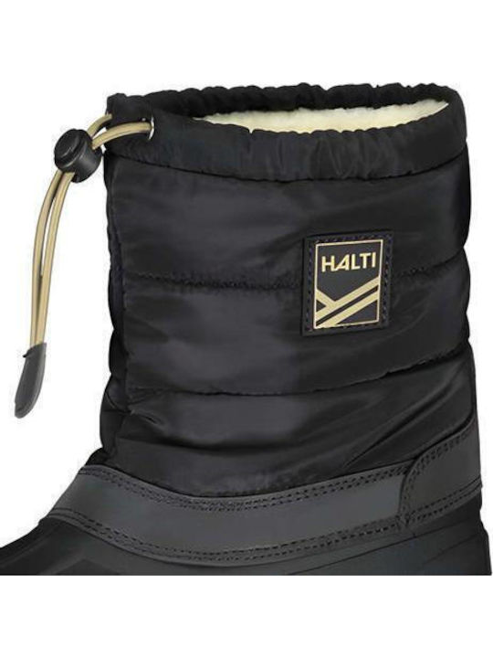 Kids Hiking Boots Waterproof Black