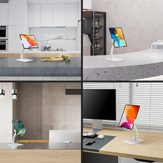 Manhattan Tablet Stand Desktop Until 7.9" White