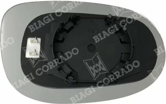 Heated Mirror Glass Car Exterior Mirrors Fiat Idea '08-'12