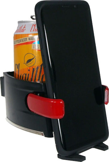 iBox Car Cup Holder 1 Position for AC Vents in Black Color
