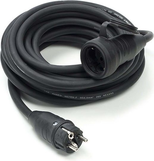 Cablu de prelungire Brennenstuhl 3x2.5mm² Ip44 10m Negru