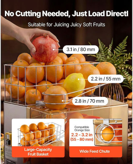 Vevor Storcător de fructe automat 120W