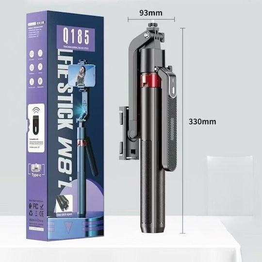 Selfie Stick with Remote Control Bluetooth Q185