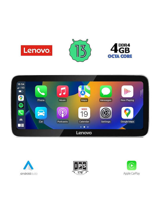 Lenovo Car Audio System for Audi Q5 2009-2016 (Bluetooth/USB/AUX/WiFi/GPS/Apple CarPlay/Android Auto) with 12.3" Touch Screen