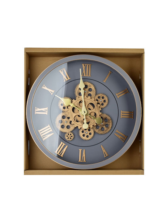 Mondex Wall Clock Grey Ø40cm