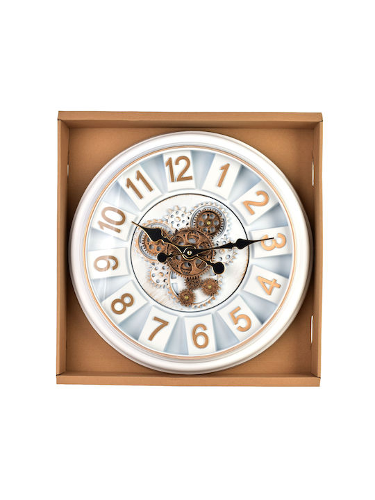 Mondex Wall Clock White Ø45cm