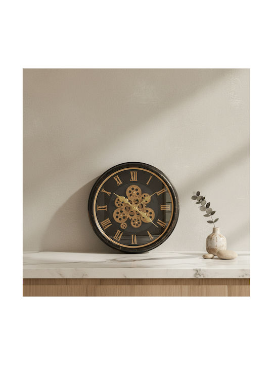 Mondex Wall Clock Black Ø45cm