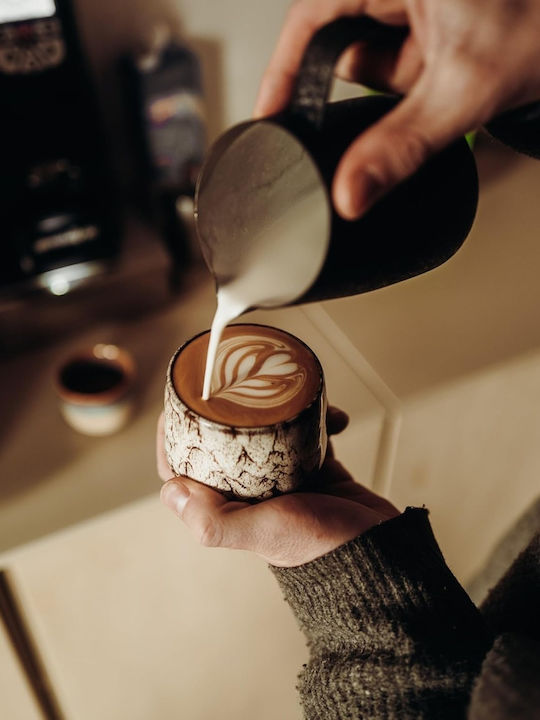 Set Cesti Cappuccino Ceramice Verzi 180ml 4 Bucăți