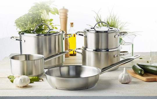 Demeyere Resto Ανοξείδωτη Κατσαρόλα Μαρμίτα 17lt / 28cm