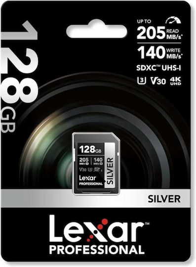 Lexar Professional SDXC 256GB U3 V30 UHS-I 205MB/s
