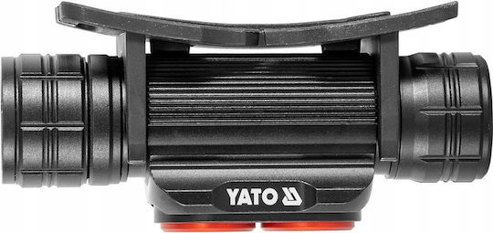 Yato Επαναφορτιζόμενος Φακός Κεφαλής LED IPX4 με Μέγιστη Φωτεινότητα 3000lm
