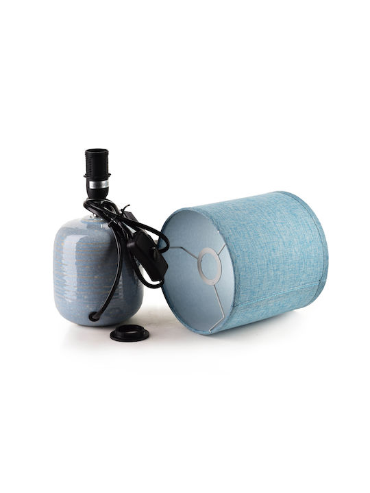Lampa Tischlampen mit Blauem Hut und Basis