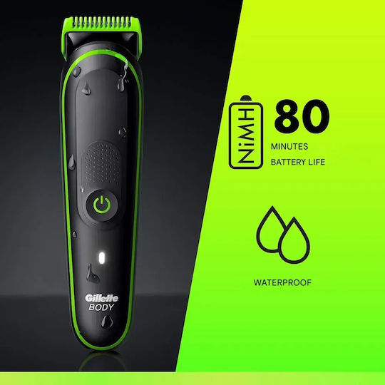 Gillette Wiederaufladbare Haarschneidemaschine Schwarz