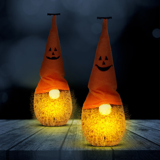 Halloween LED Elf 20 cm Lichtdekoration Textil Warmweiß Licht