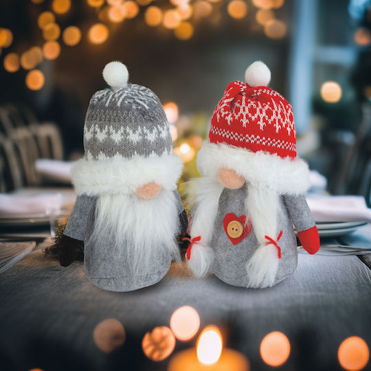 Scandinavian Elf Decoration 20 Cm Textile Figurine 2 Models